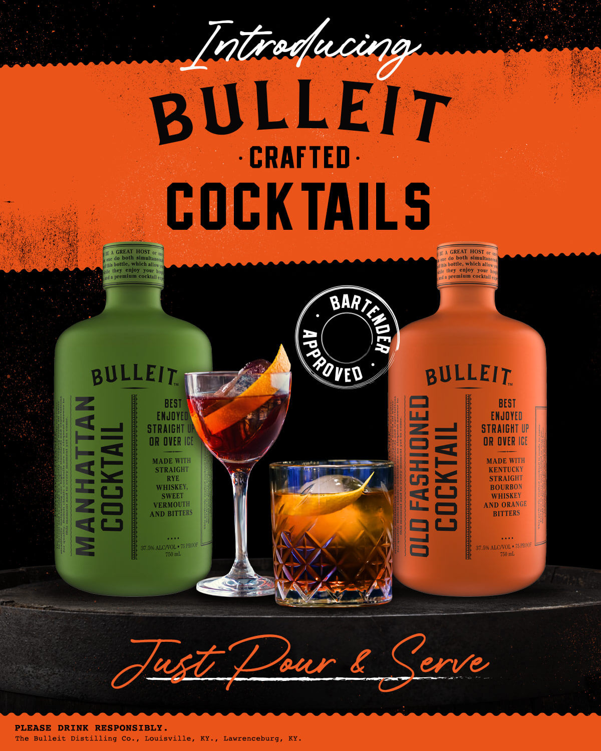 Bulleit Cocktails Hero Mobile