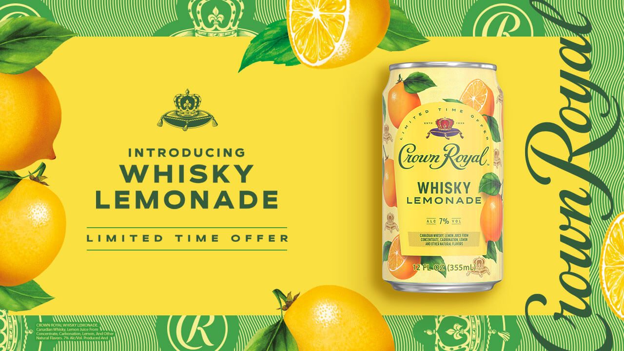 Crown Royal Whisky Lemonade Hero Desktop